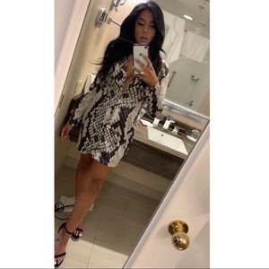 Sexy snakeskin blazer dress-WORN ONCE